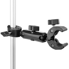 Umbrella Clamp for Chair 5.5lb Load, 20-50mm Double Super Mount, Aluminum Arm...