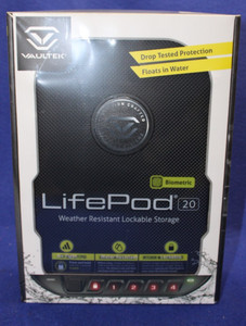 Vaultek LifePod 20 Weather Resistant Lockable Storage BLP20-BLK NIB