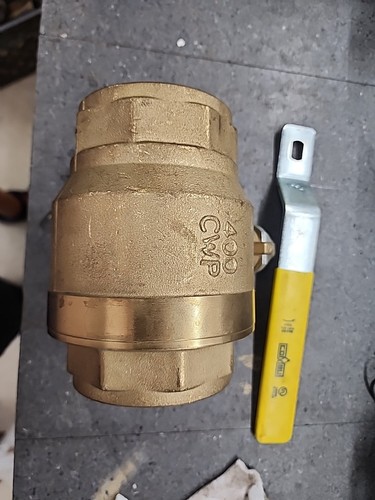 Valve COMBU Plumbing 740 3" FULL PORT BALL VALVE 3"  BALL VALVE NEW Shut oFF