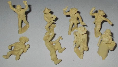 Marx 1950s Roy Rogers Mineral City 60MM Vinyl Cowboys
