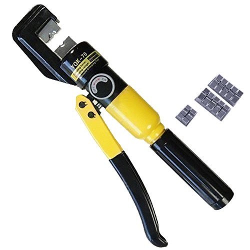 Crimpatrice Professionale 10T KATSU: Kit Idraulico 4-70mm² Alta Pressione