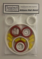 1986 Williams High Speed Pinball Machine Rubber Ring Kit