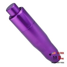 Shift Knob with Button Aluminum Car Gear Stick Shifting Lever Knob Purple