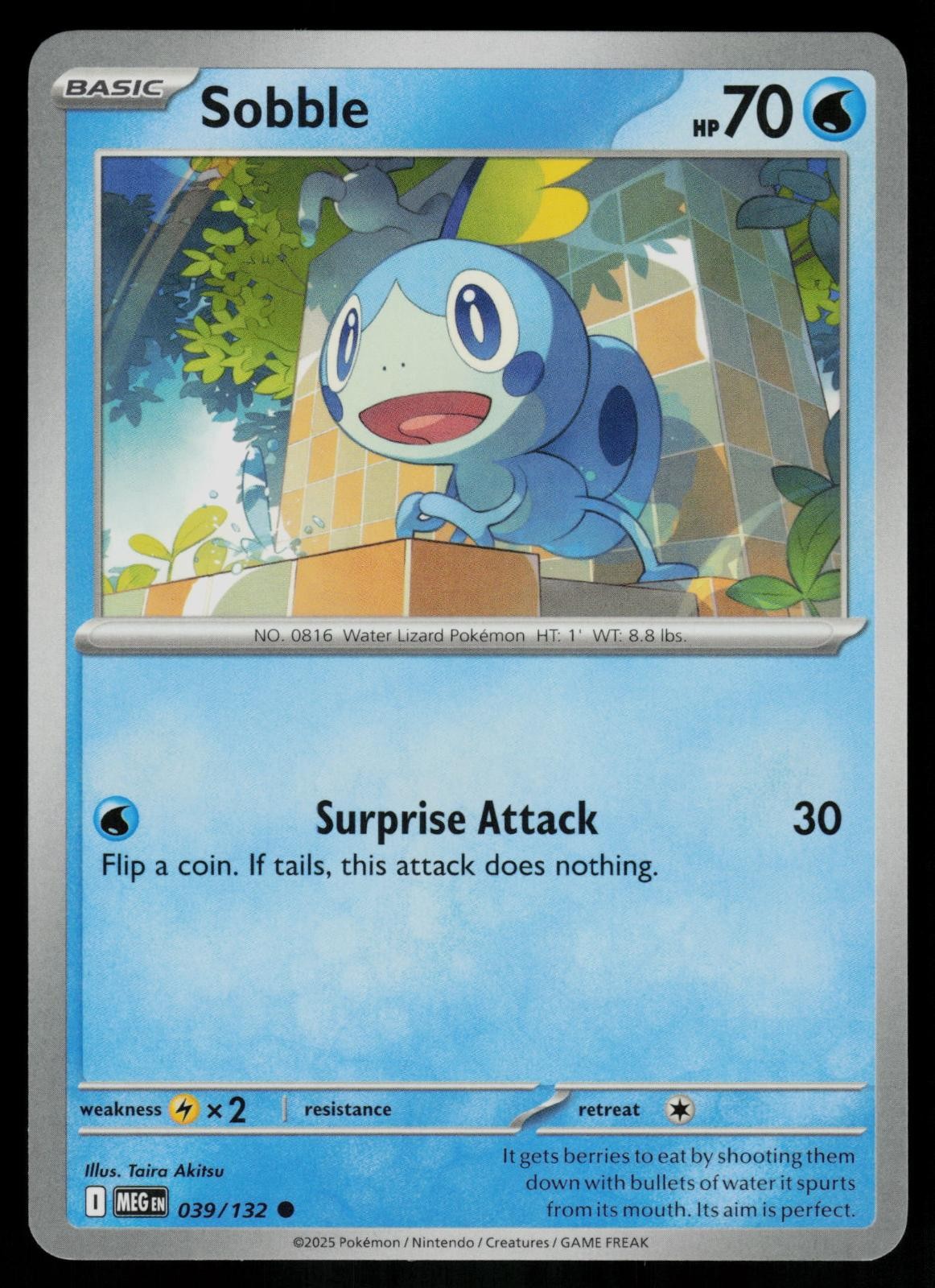 Sobble 039/132 Common - Pokemon Mega Evolution