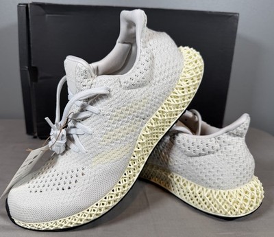 adidas Futurecraft 4D Chalk White Sneakers Q46229 Men s Size 9