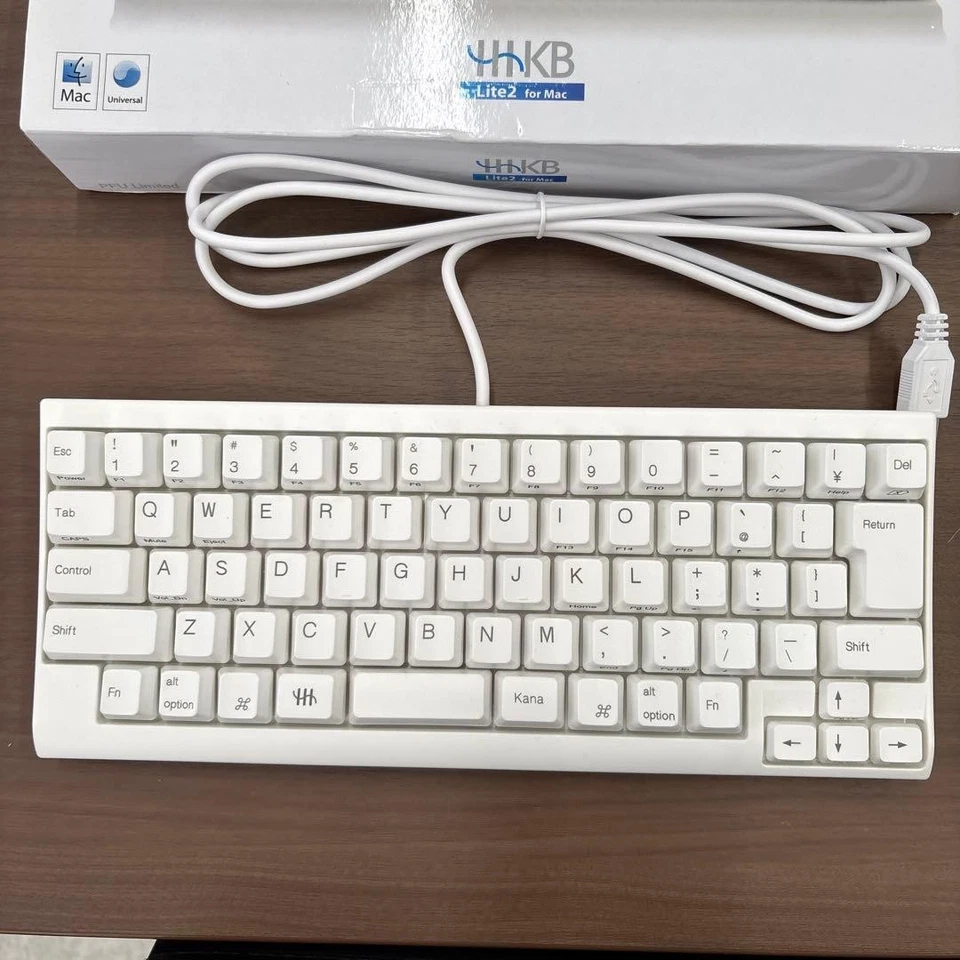 Hhkb Lite2 For Mac White Usb Keyboard Compact Silent Programmable Ideal For - Image 2 of 4