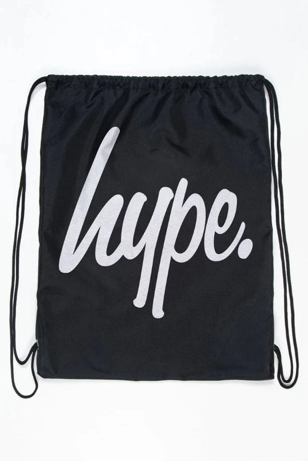 Hype School Drawstring Bag black One Size