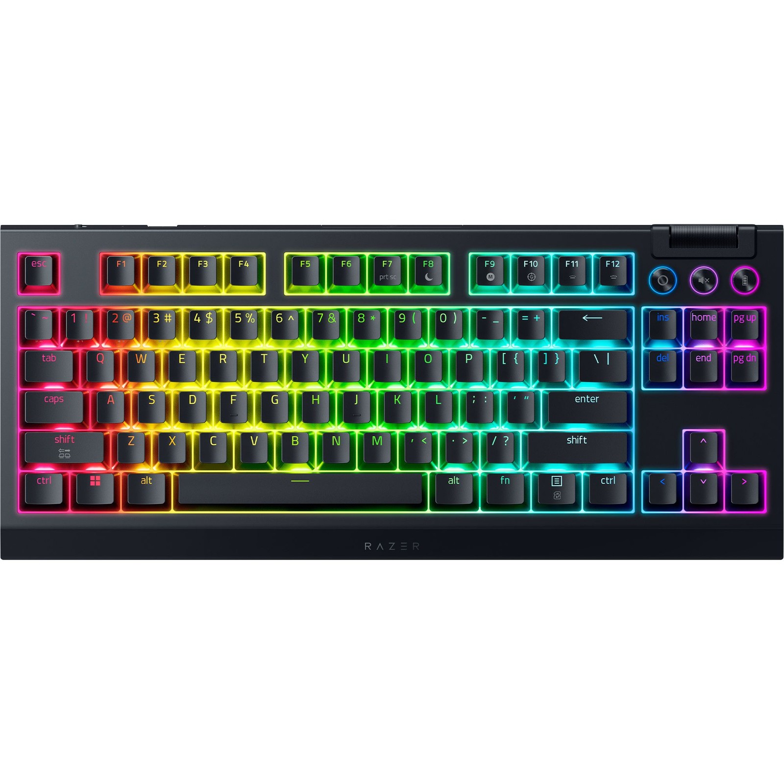 Razer BlackWidow V4 Tenkeyless HyperSpeed Wireless Hot-swappable Gaming Keyboard