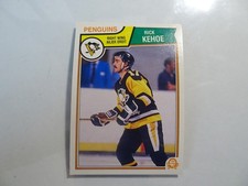 1983-84 O-Pee-Chee Hockey Card # 282 Rick Kehoe VG-Ex (4) Pittsburgh Penguins