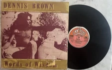 Dennis Brown ‎Words Of Wisdom 1st Jamaica Press 1979 LP RARE (read description)