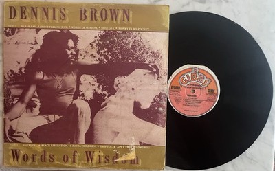 Dennis Brown  Words Of Wisdom 1st Jamaica Press 1979 LP RARE (read description)