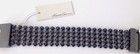 Kenneth Cole Clear Rhinestones Magnetic Gunmetal Clasp Link Bracelet — photo 3