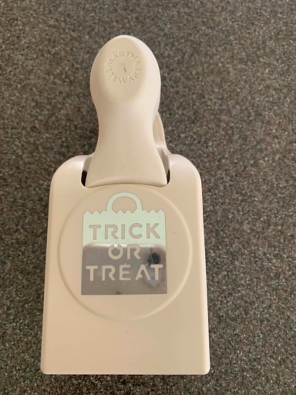 MARTHA STEWART LARGE TRICK OR TREAT  Craft Punch Halloween