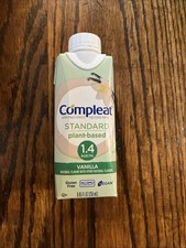 Nestle Compleat Standard Tube Feeding Formula 8.45oz Box of 12 BB 6/2026 Vanilla
