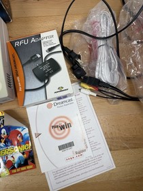 SEGA Dreamcast HKT-3020 Console In Original Box Green Controller & VMU In box!