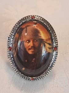 Disneys Pirates Of The Caribbean Johnny Depp Stretch Ring