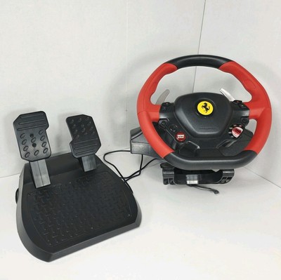 Thrustmaster Ferrari 458 Spider - Xbox One Gaming Racing Steering Wheel & Pedals