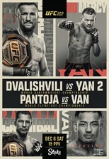 UFC 323 Fight Poster 11x17 Inches - Dvalishvili vs Yan 2 - Pantoja vs Van | NEW