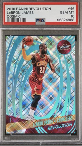2016 Revolution Cosmic #46 LeBron James card /100 PSA 10