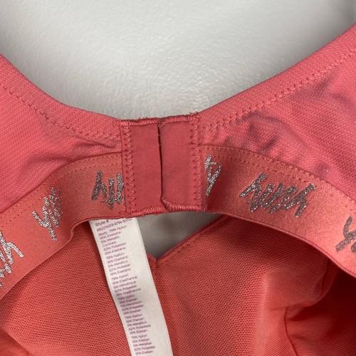 Yitty Wireless Bra Womens Size M Pink Adjustable Straps Comfort Barbie Girlie - Picture 6 of 7