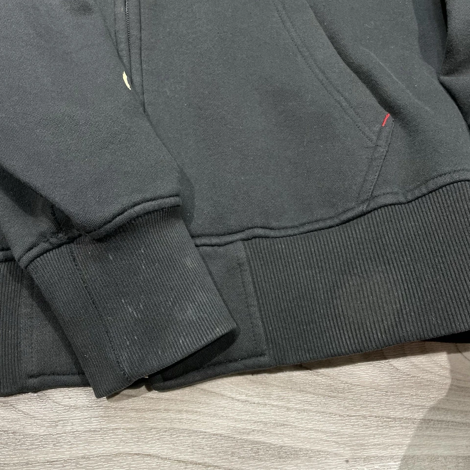 Sudadera con Capucha Vintage Rocawear Cremallera Completa Para Hombre L Negra Suelta Logo Hip Hop Grunge Foto 4 de 4