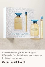 Moroccanoil Limited Edition Box Set EDP 60ml and 10ml Sprays New Sealed Box