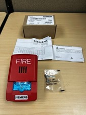 Siemens SLHSWR-F S54329-F22-A1 RED Fire Alarm Horn Strobe, New Open Box