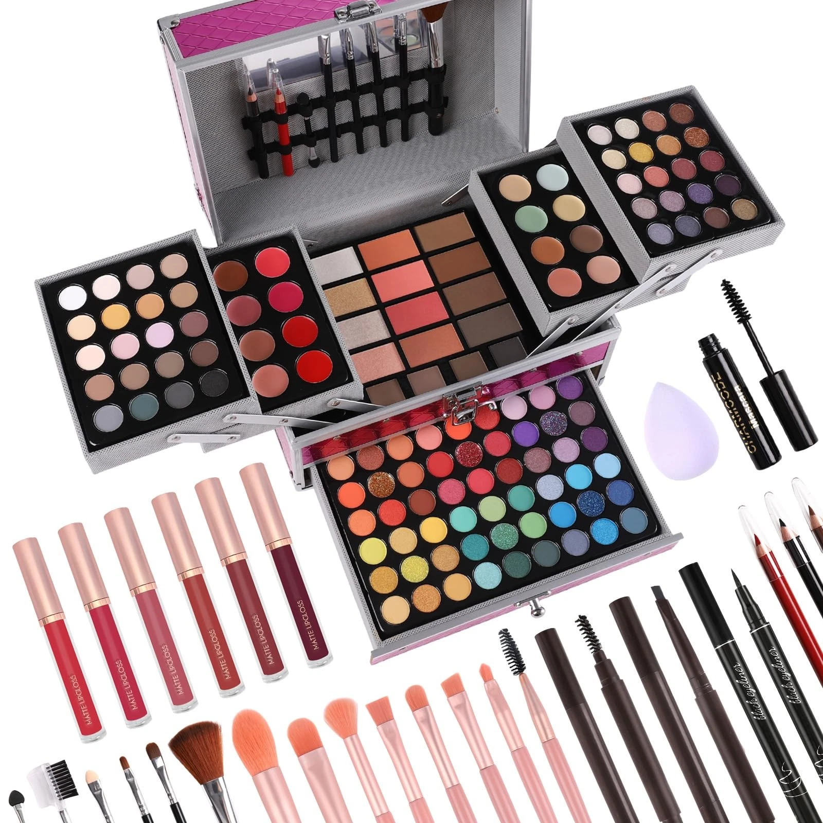 Makeup Gift Set For Women Girls, All in One Full Kit with Cerise