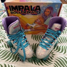 New in Box Impala Holographic Quad Roller Skates Size 9- 🛼