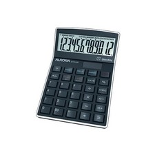 Aurora 12 Digit Semi Desktop Calculator Black - DT910P