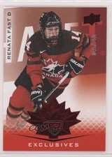 2021 Upper Deck Team Canada Juniors Exclusives 49/250 Renata Fast #53 5ui