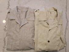 Lot Of 2 Tommy Bahama 100 Silk Short Sleeve Button Down Shirts XL Hawaiian...