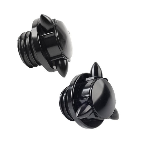 Left Right Thread Gas Cap Fuel Tank Cover For Harley Softail Road King Sportster - Picture 6 of 9