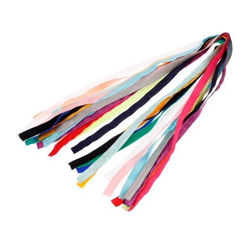 15 Pcs Color Elastic Band Hair Bows for Toddler Girls Miss Baby Sewing - Imagen 6 de 12