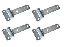 10 Locker / Door Hinge, Zinc Plated L150 X W30mm Horseboxes Trailers Trucks Boat
