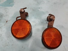 Honda CBR250R CBR300R CB300F OEM Front Fender Reflectors W/ Brackets  amber