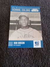 2015 Panini Contenders Old School Colors Bob Gibson Baseball Card #45