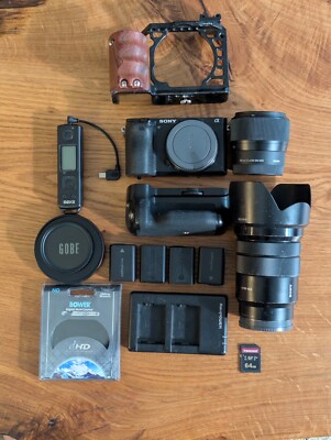 Sony a6500 with Sony 18-105 f/4 & Sigma 56 f/1.4 Pefect combo with EXTRAS - READ