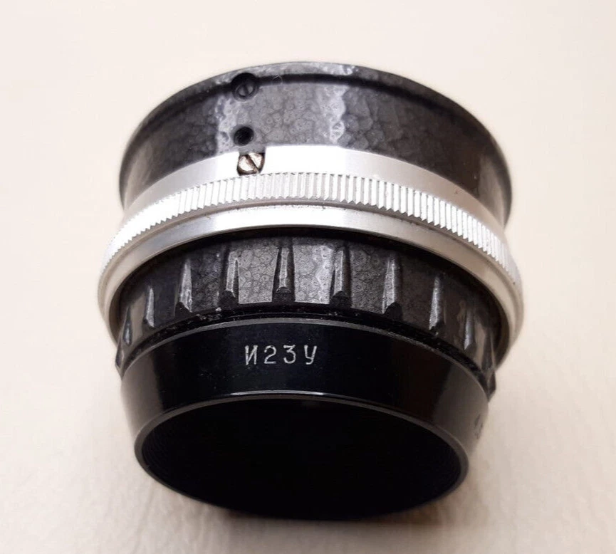 Lente MACRO INDUSTAR-23U 4.5/110 M39 I23U F4.5 110 mm URSS I23 FED Zenit Foto 2 de 4