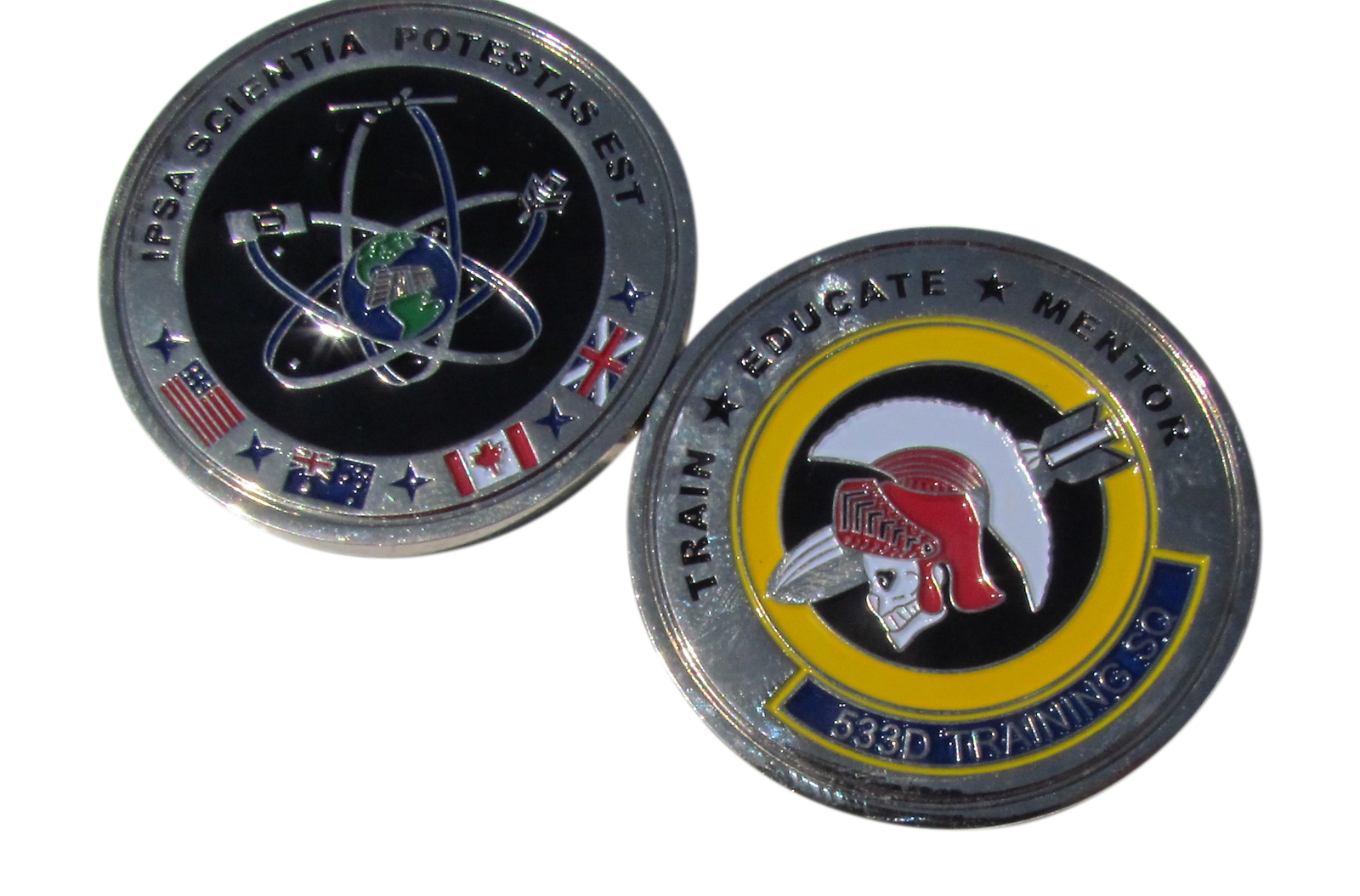 US Air Force 533d Training Squadron Challenge Coin