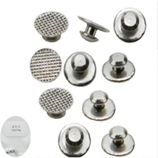 Dental Orthodontic Lingual Button Bondable Round Base with Mesh 10Pcs/Kit