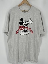 Disney Parks Mickey Mouse Presents Walt Disney World T-Shirt Grey Sz XL NWT