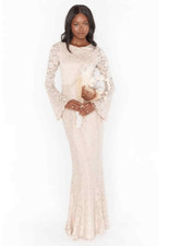 NWOT Show Me Your MUMU Natalie lace maxi gown size XS