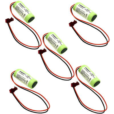 5-Pack HQRP Exit Light Battery for Lithonia ELB1P201NB ELB1P201N2 ANIC1493