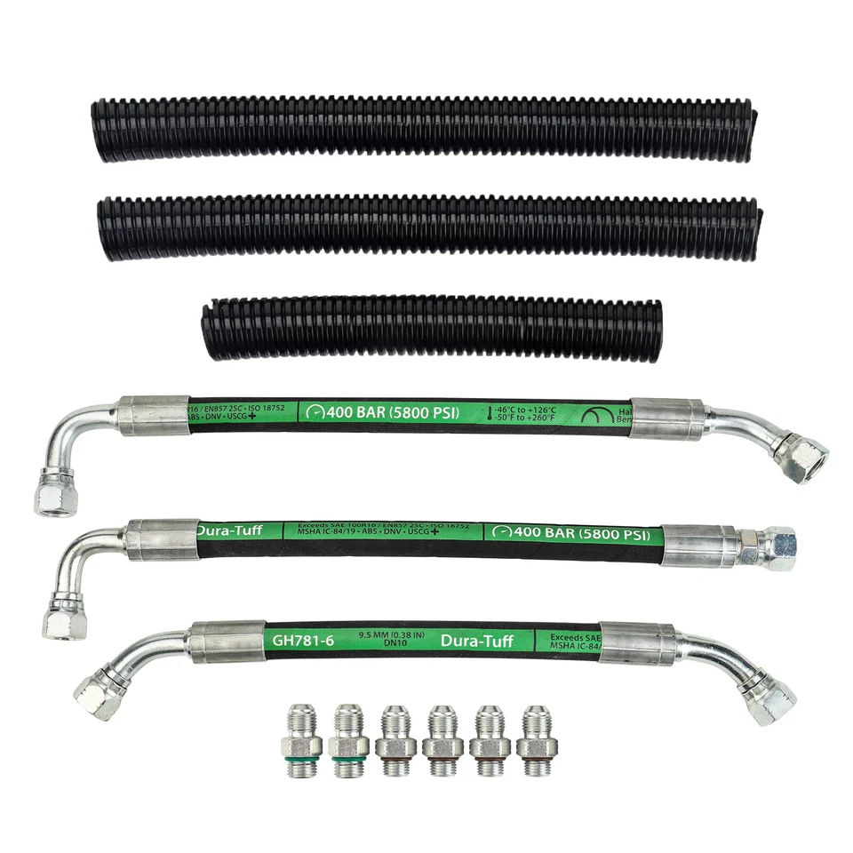 High Pressure Oil Pump HPOP Lines Hoses For 99-03 Ford 7.3L Powerstroke Diesel Foto 2 de 4