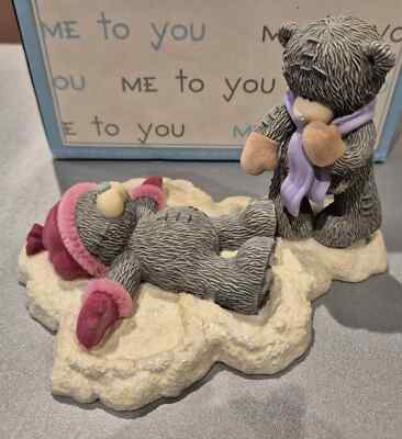 Me To You - Snow Angels, & Winter Fun Figur - Perfect Winters Day Collection.