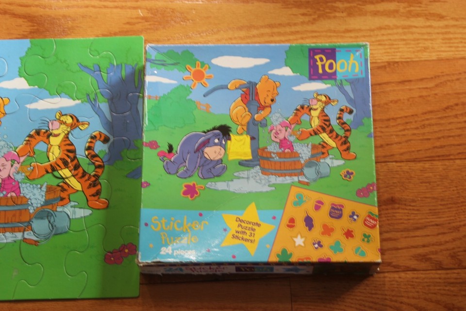 12.5 x 15" Winnie The Pooh Puzzle 24 Piece | eBay