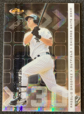 2002 Topps Finest #69 Magglio Ordonez X-Fractor w/Protector /99. White Sox