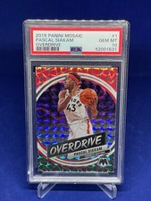 PASCAL SIAKAM 2019-20 PANINI MOSAIC OVERDRIVE PRIZM #1 PSA 10 GEM MINT