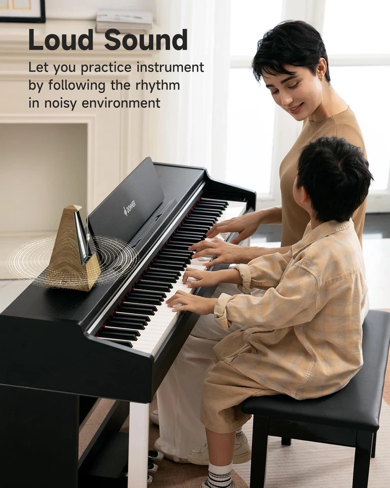 Donner Mechanical Metronome for Piano Guitar Drum Track Beat Tempo Loud Sound - Image 4 of 4